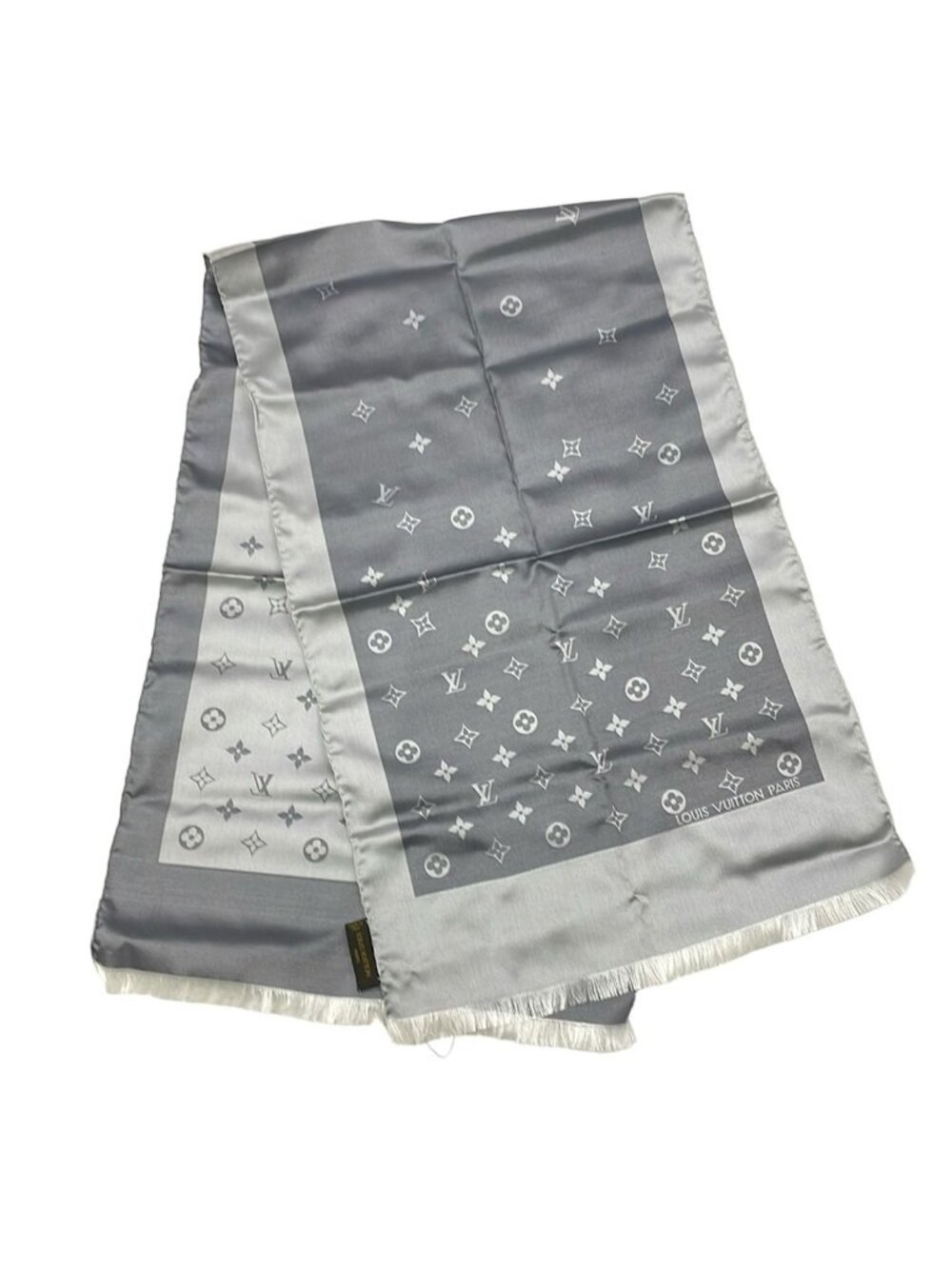 Louis Vuitton Scarf Echarpe Capri Gray